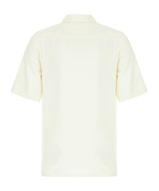 Jil Sander Wool Polo Shirt In White