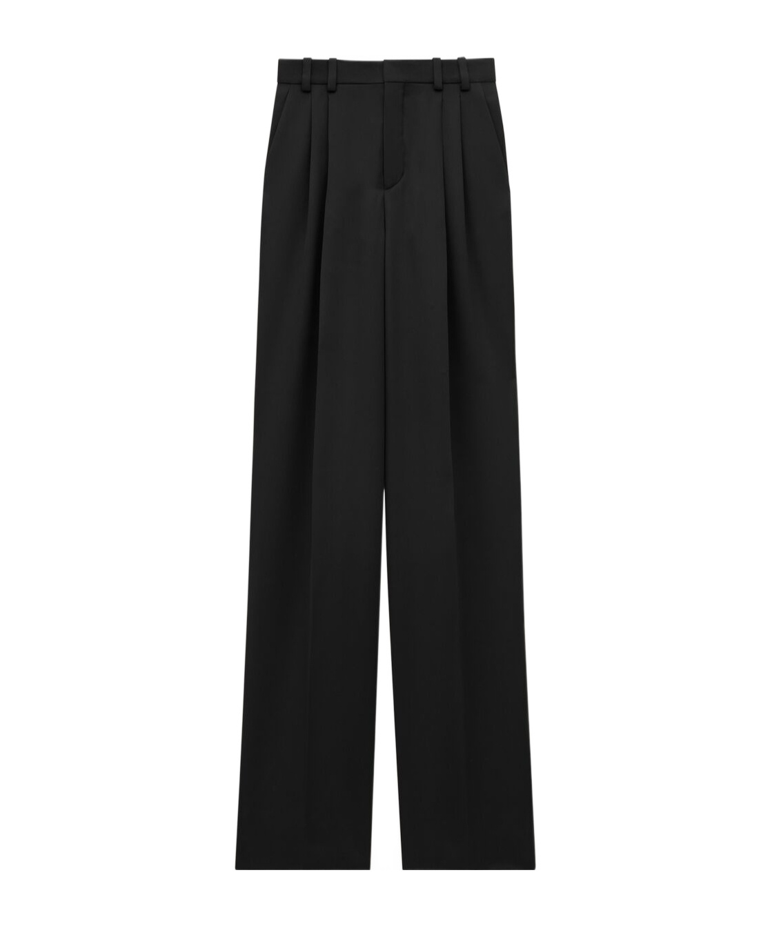 Saint Laurent Wool Pants In Black