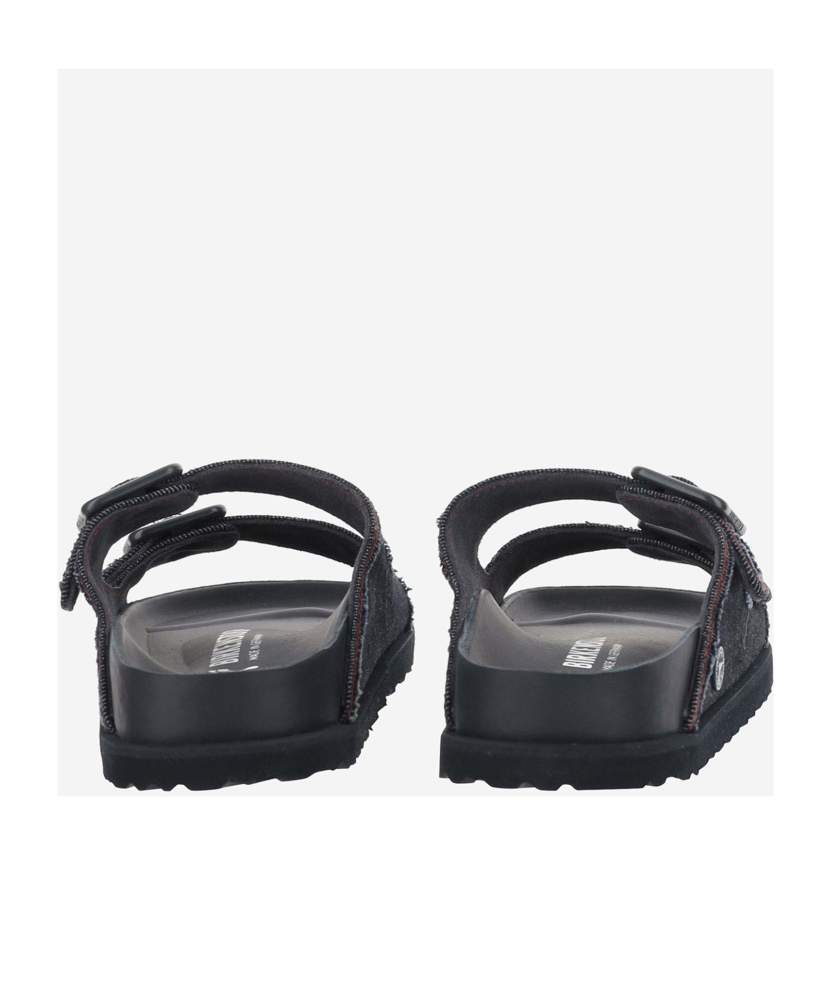 Shop Birkenstock Arizona Slides In Black