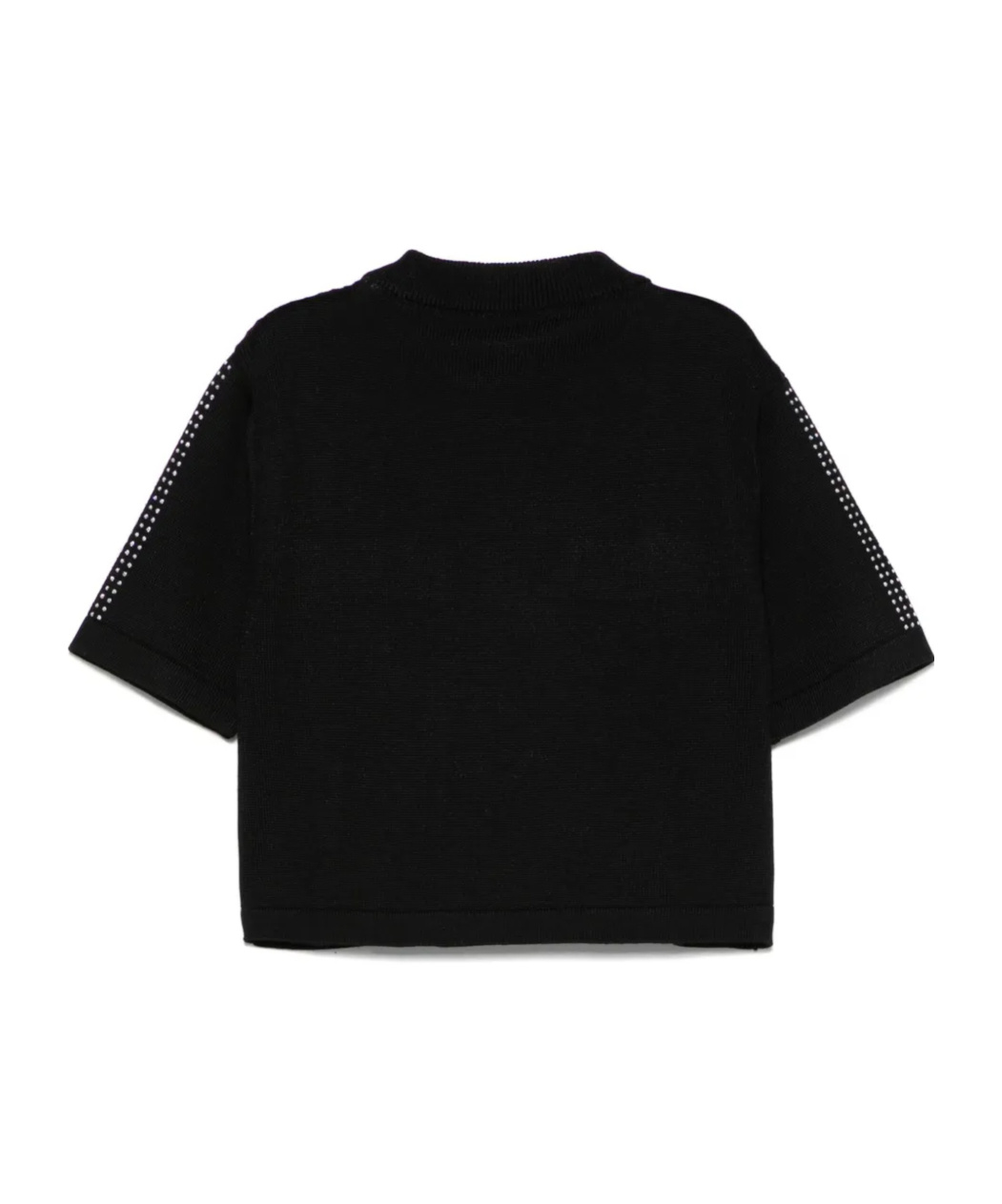 Balmain Crystal-embellished T-shirt In Black
