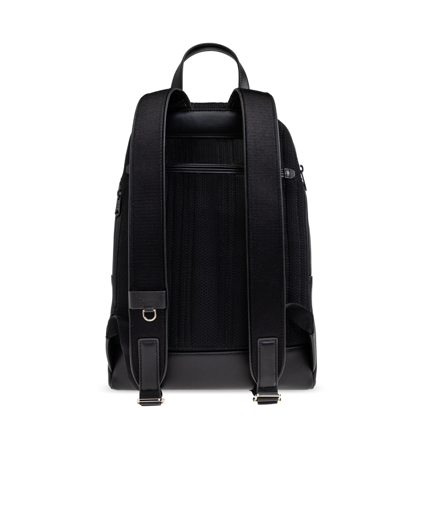 Paul Smith Backpack Striped Detail Adjustable Straps In Black