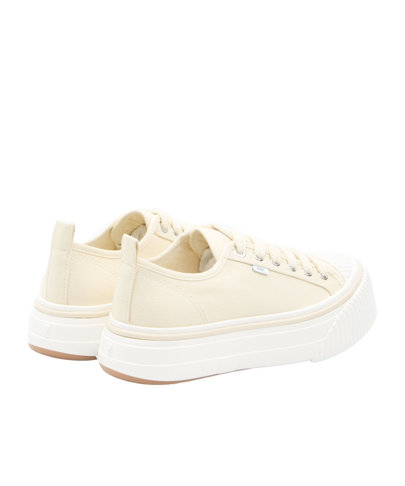 Ami Alexandre Mattiussi Ami Paris Chunky Sole Lace-up Sneakers In White