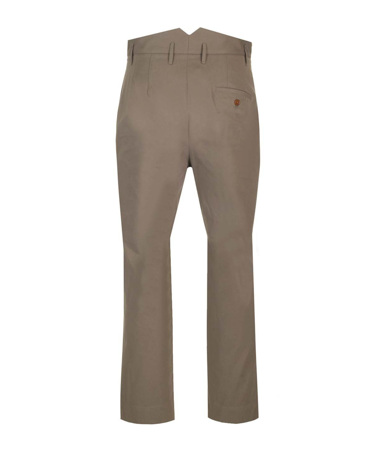 Shop Vivienne Westwood Belt-loop Casual Pants In Brown