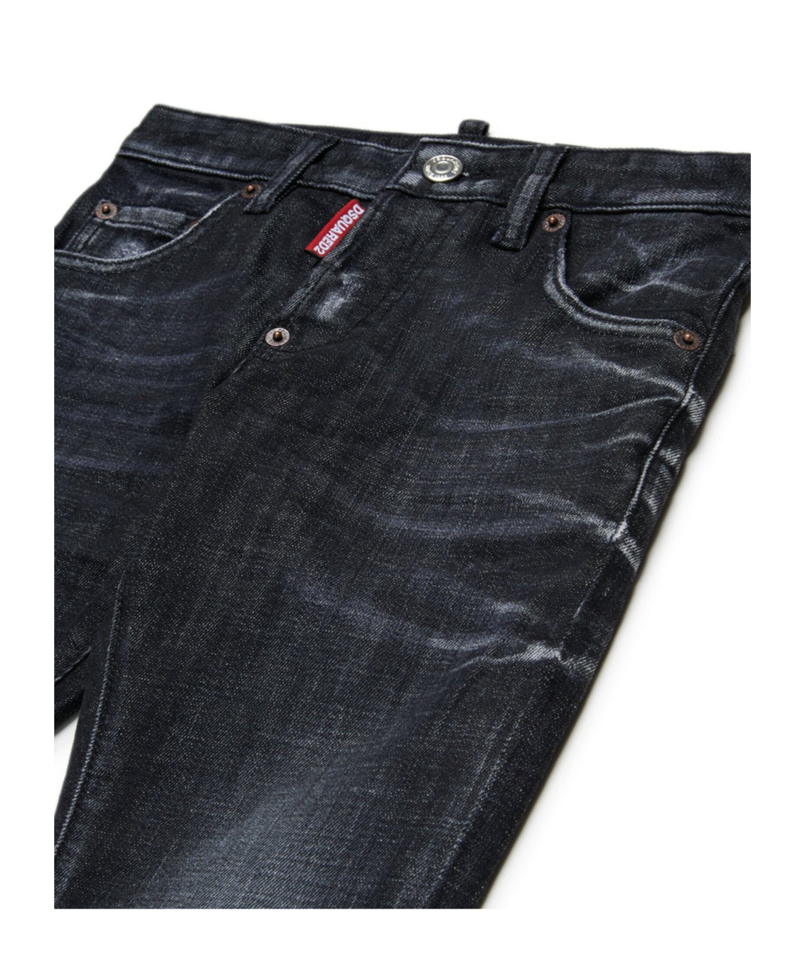 DSQUARED2 BELT-LOOP JEANS