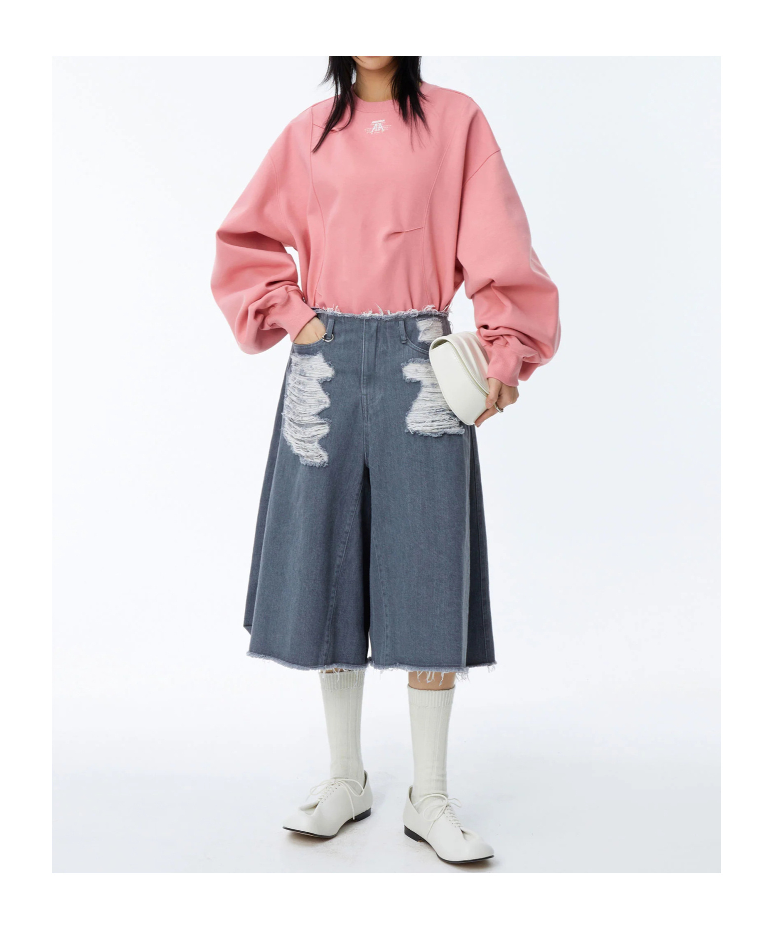 Ader Error Logo Logo Hoodie In Pink