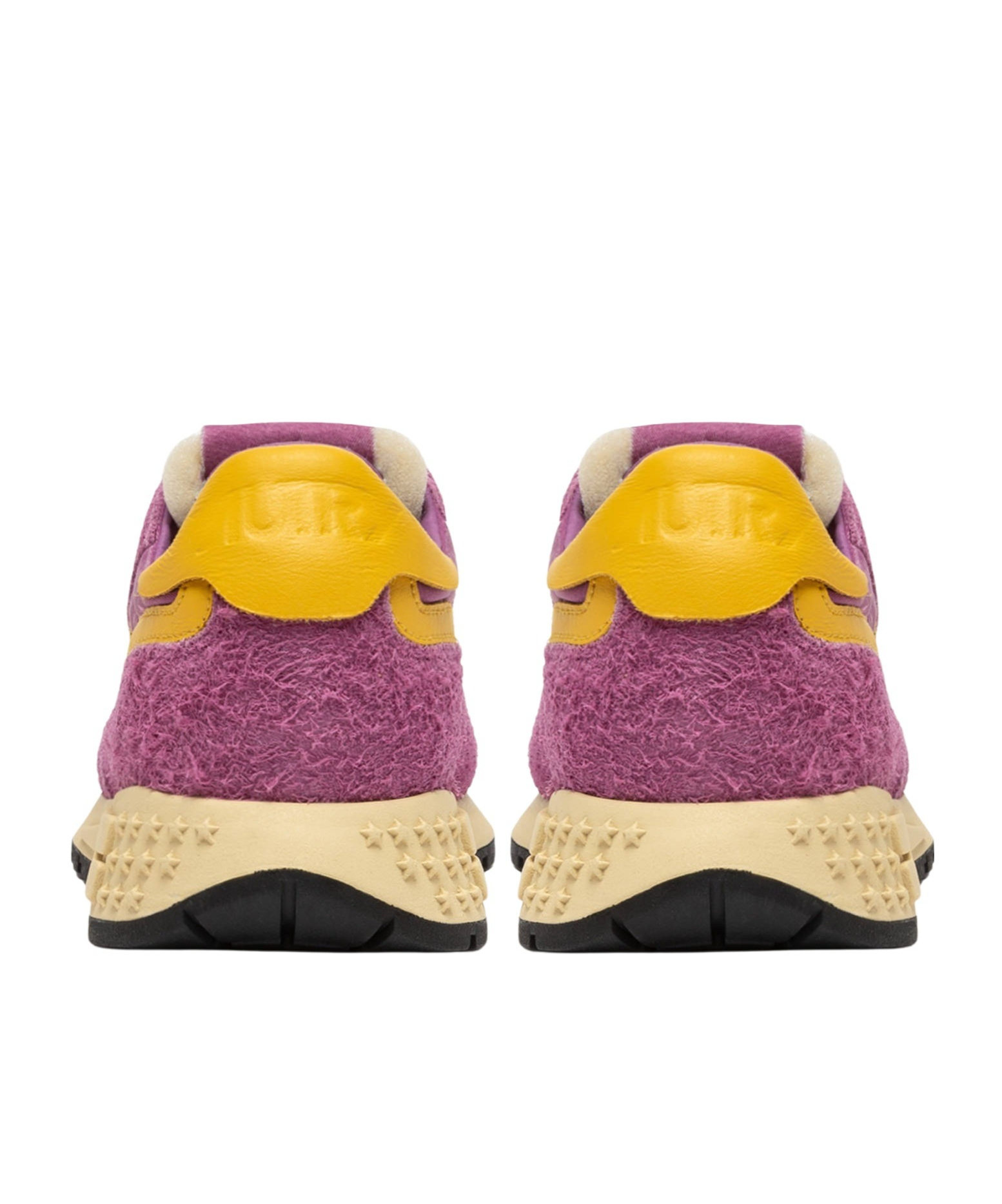 Autry 'reelwind' Violet Low Top Sneakers With Logo Patch On Tongue And Side In Pink