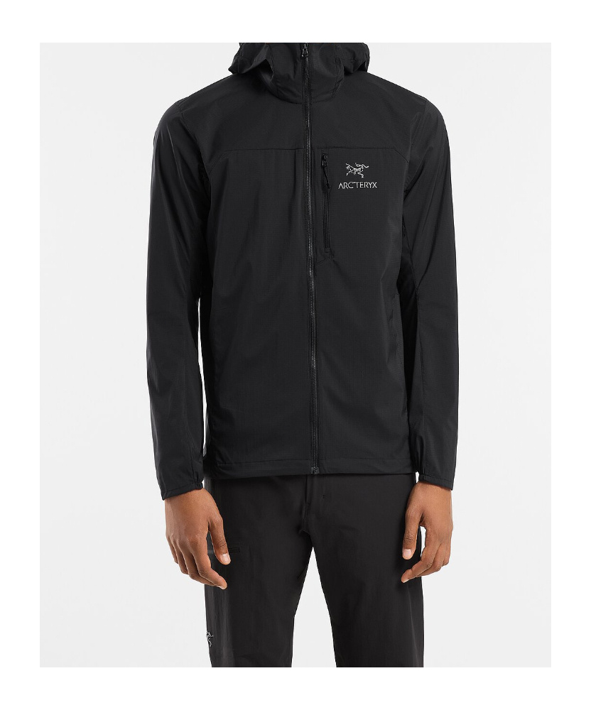 Arc'teryx Squamish Hooded Coat In Black