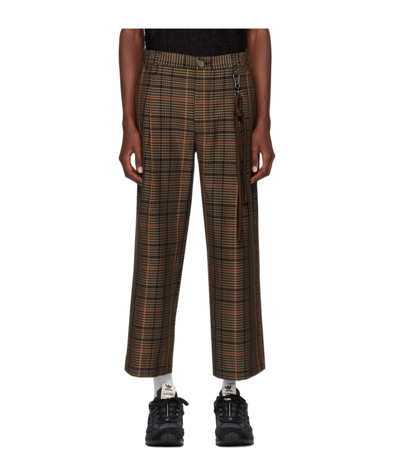 SONG FOR THE MUTE PLAID CASUAL PANTS 
