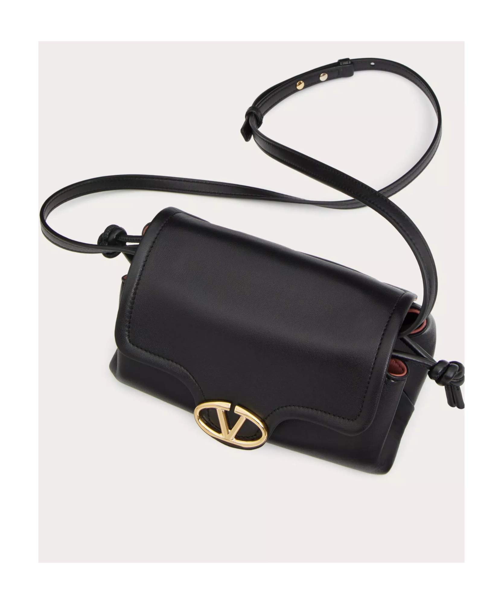 Valentino Vlogo 1960 Nappa Leather Mini Bag In Black