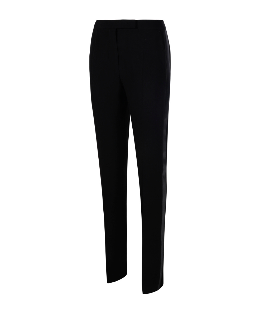 Max Mara Pleat Detailed Tapered Trousers In Black