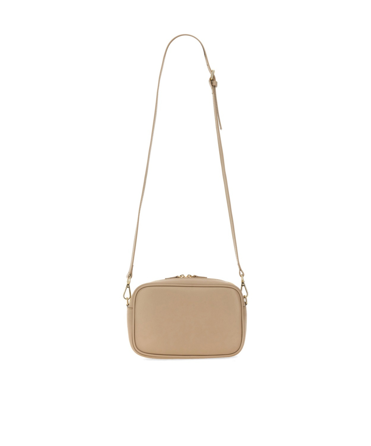 Kiton Shoulder Bag With Logo In Nude