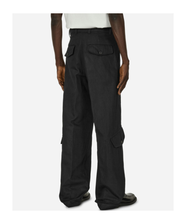Dries Van Noten Belt-loop Casual Pants In Black