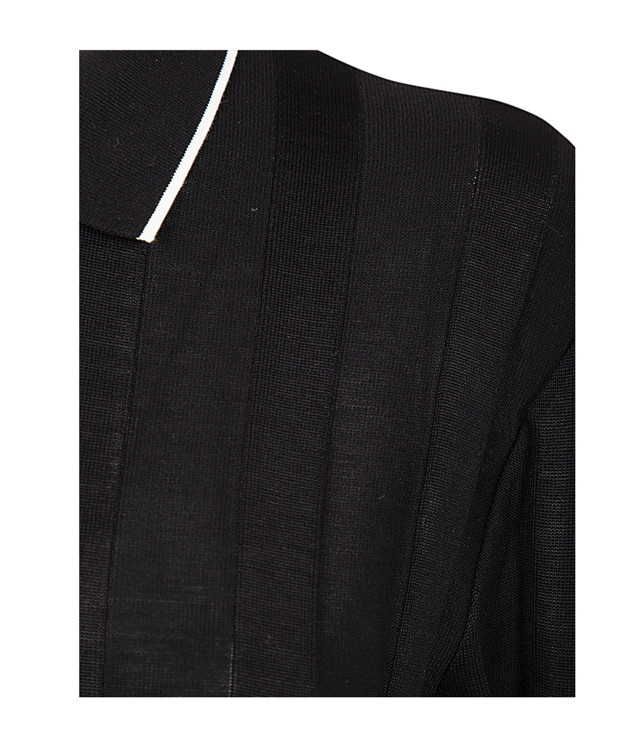 Jacquemus Le Polo Tricot ml In Black