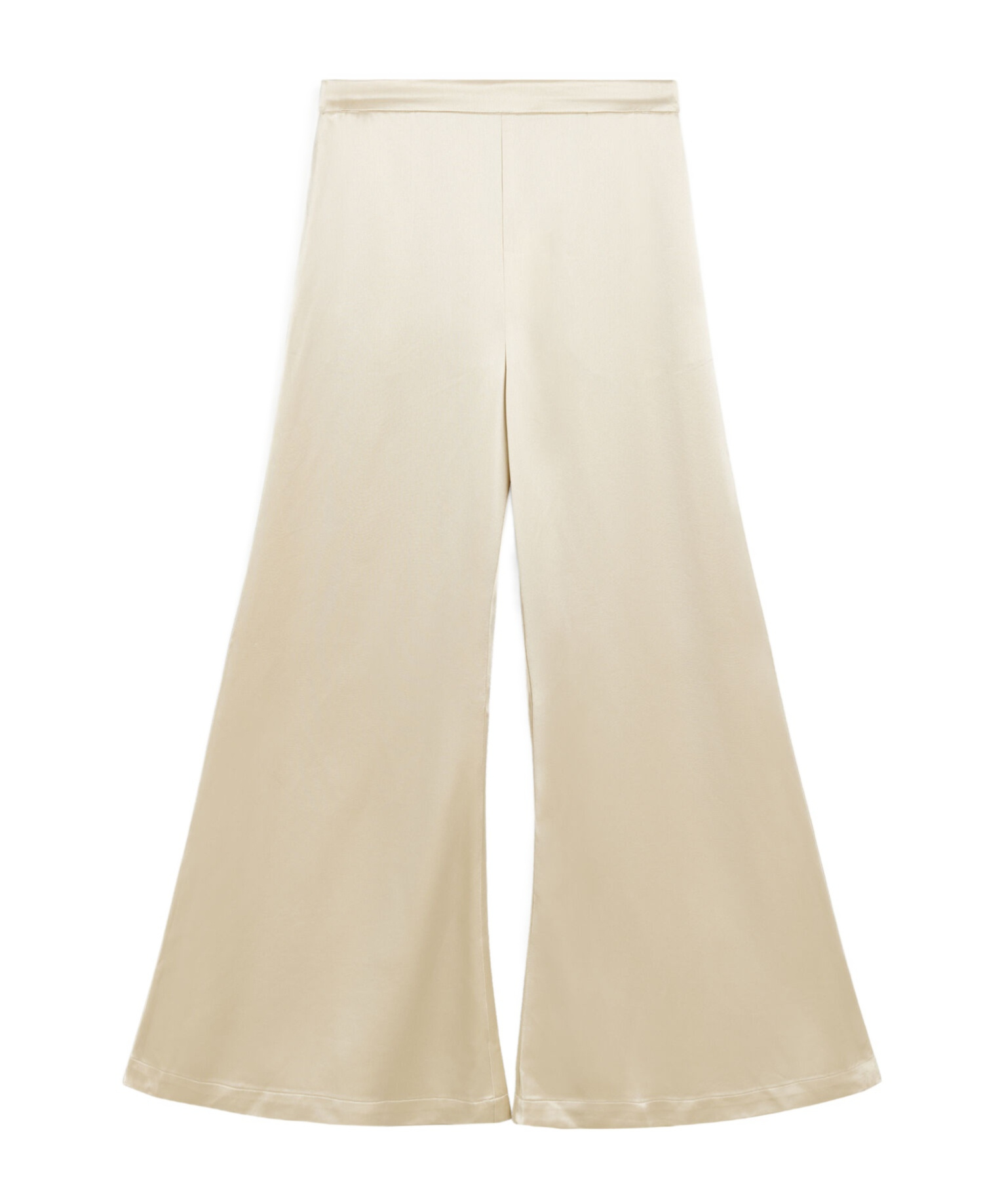 Shop By Malene Birger Lucee Wide-leg Trousers In Nude