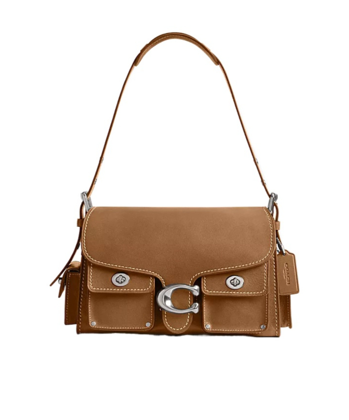 Coach Cargo Turnlock Soft Tabby In Brown