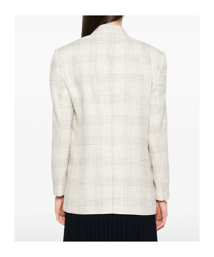 LARDINI CHECKED BLAZER