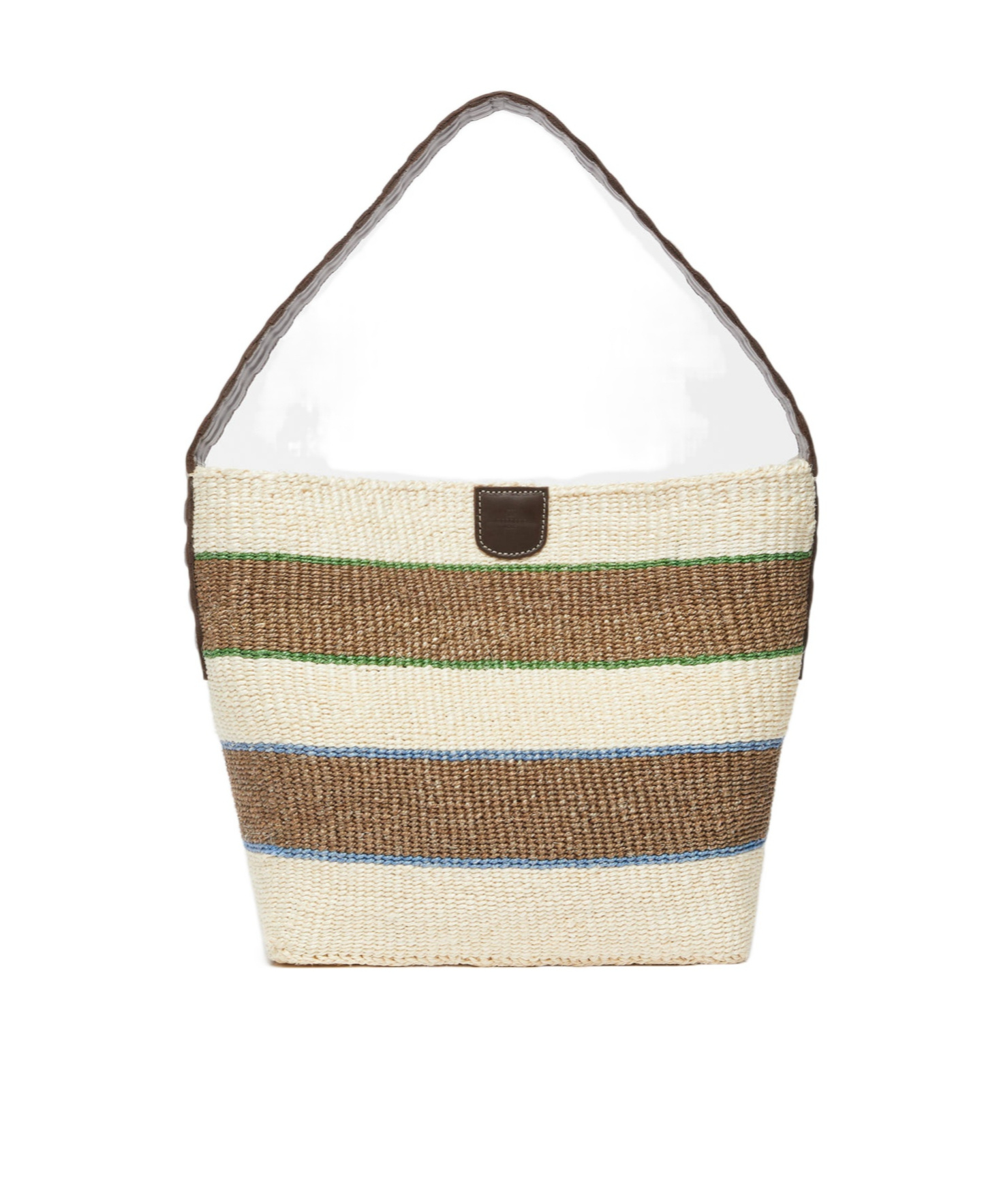 Weekend Max Mara Colorblock Shoulder Bag In White