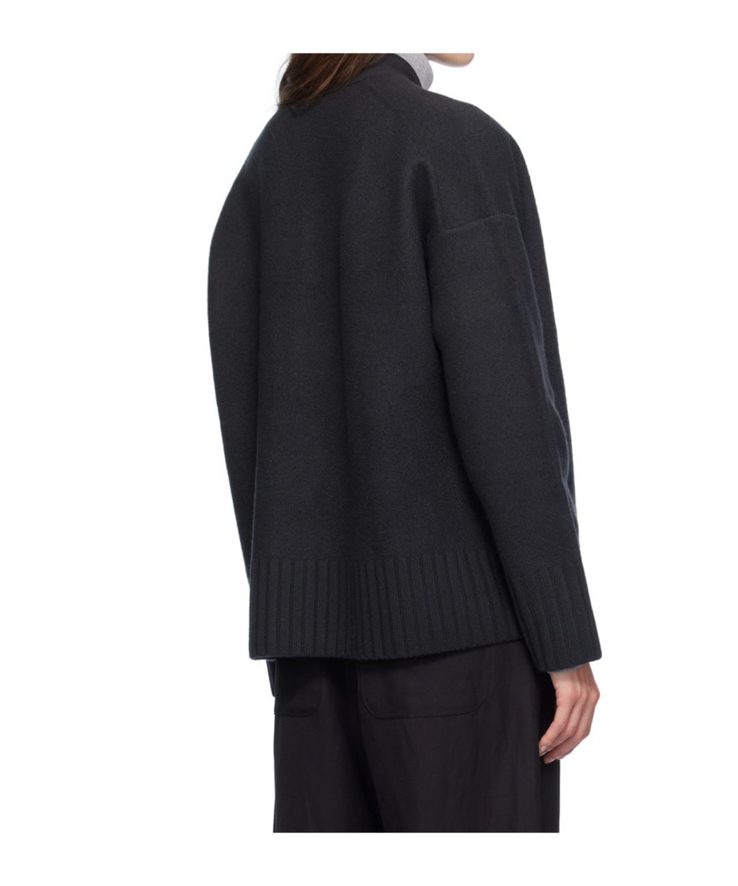 Studio Nicholson Button Sweater In Black
