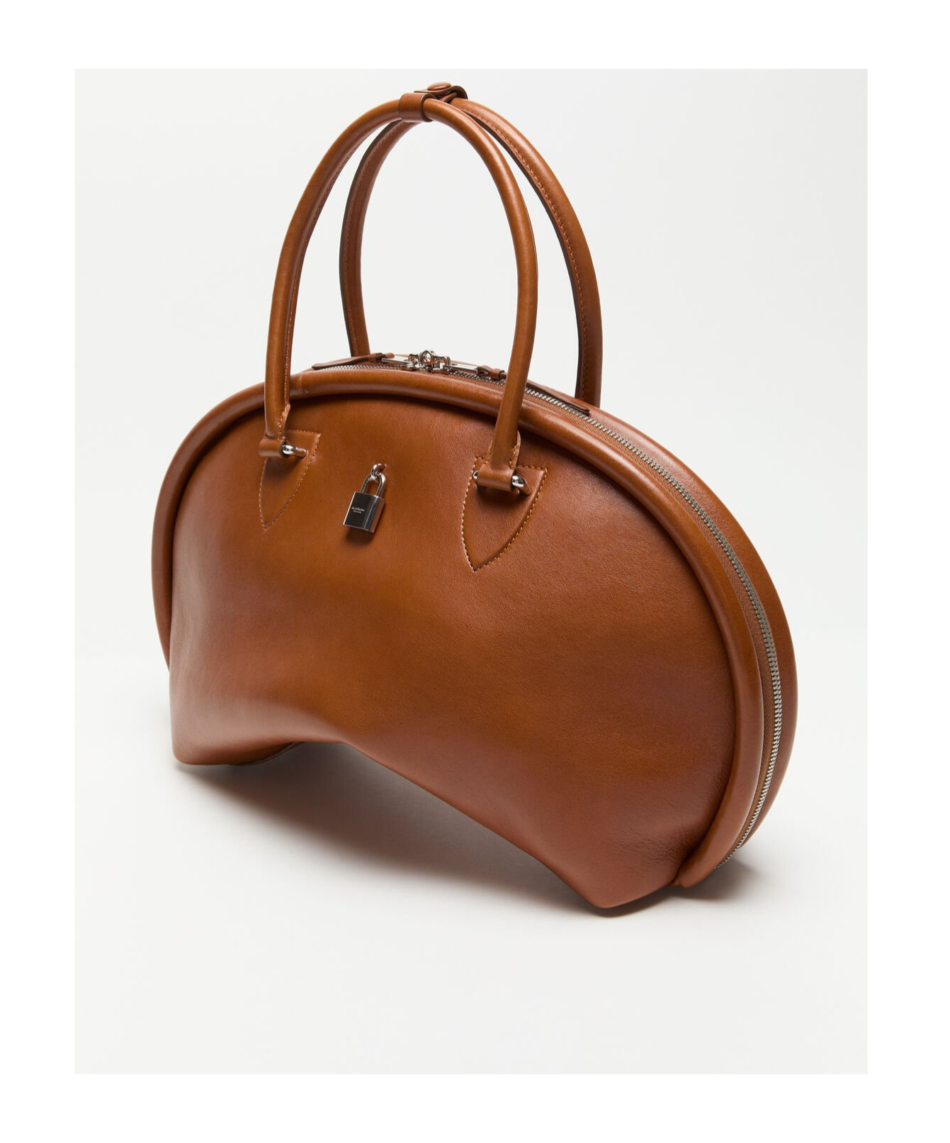 Shop Acne Studios Leather Shoulder Bag In Brown