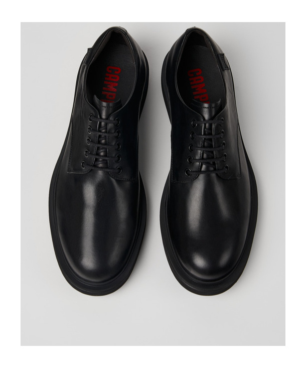 Camper Pix Plain Toe Derby In Black
