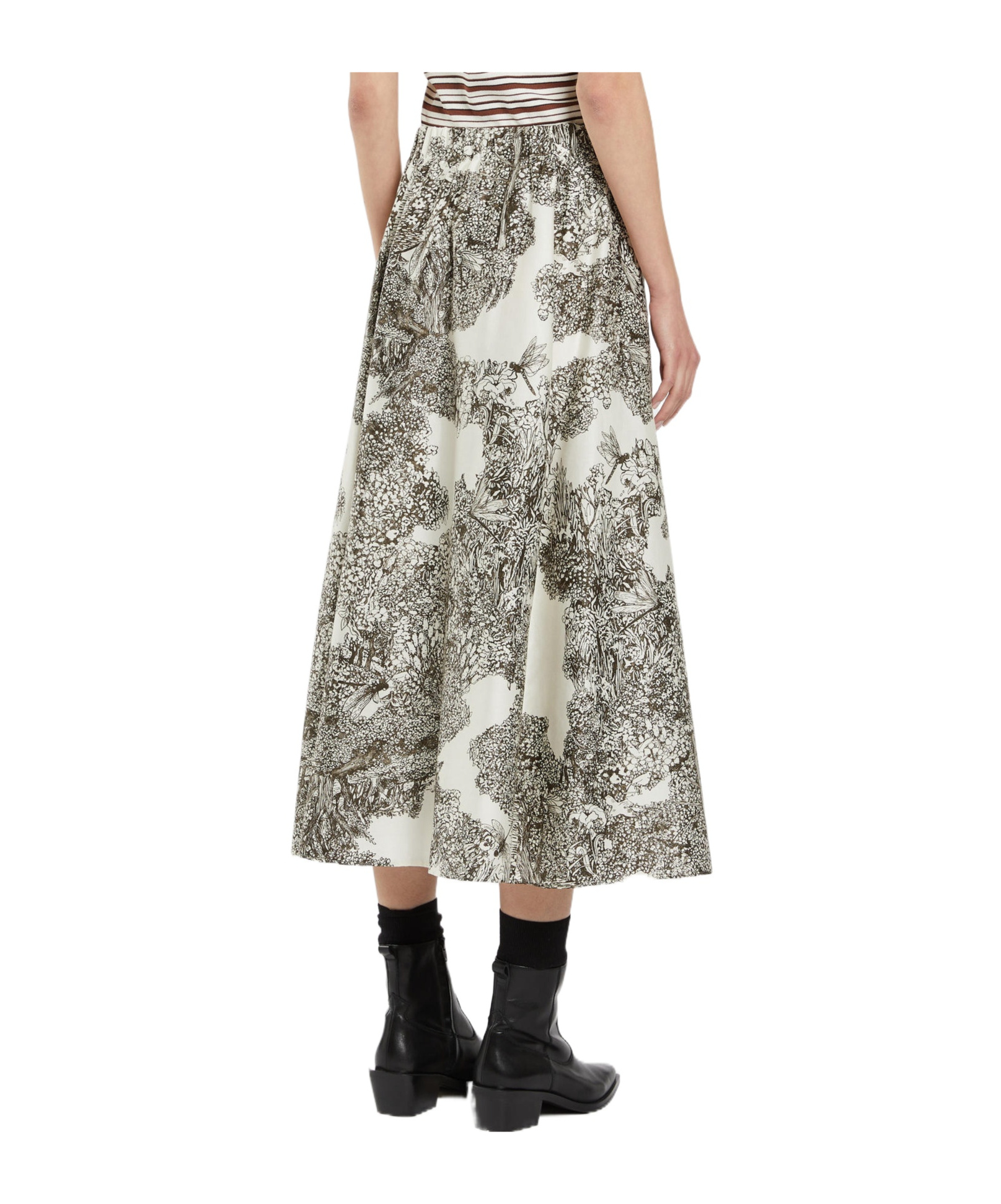 IBLUES PRINTED SKIRT