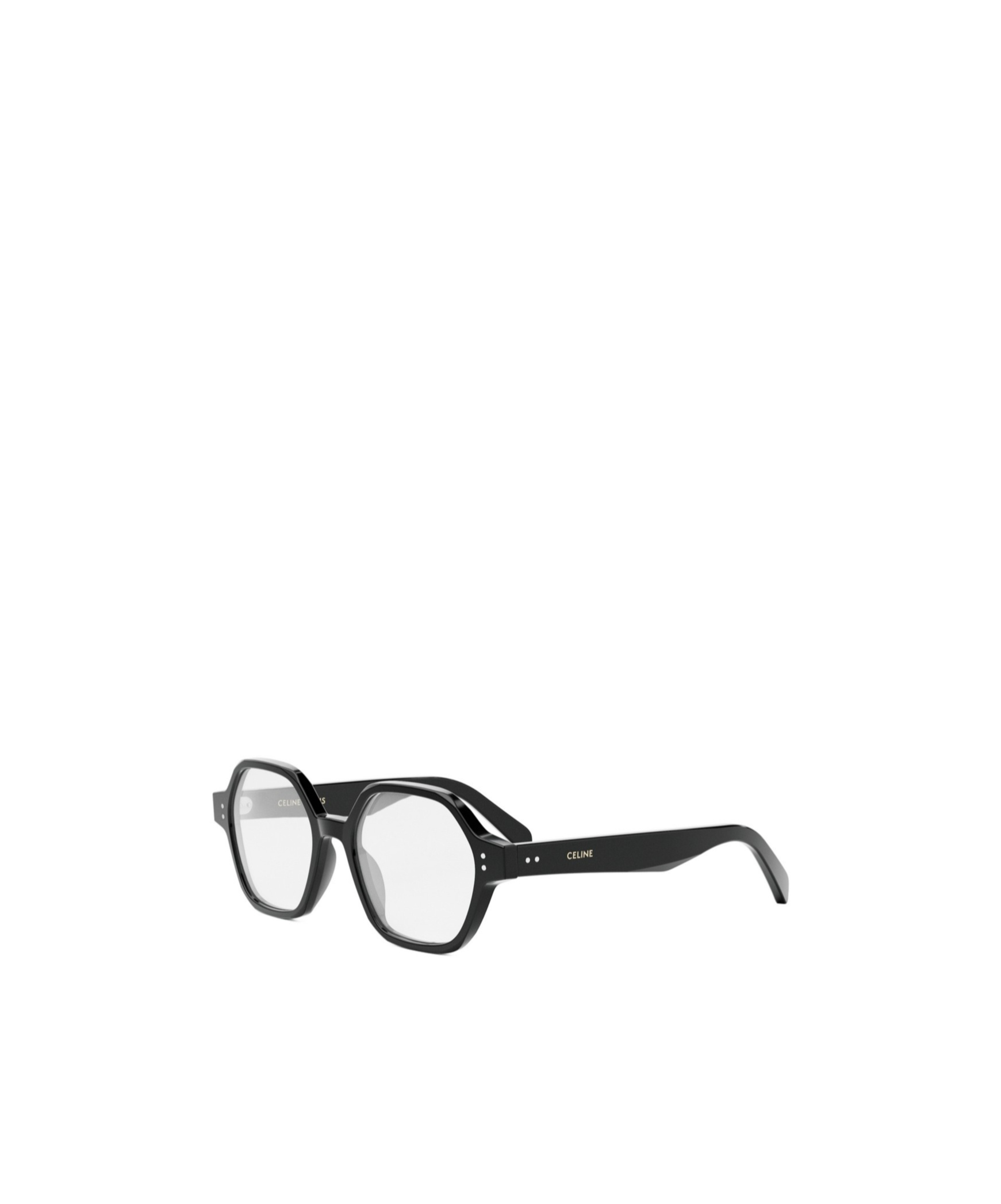 Celine Geometric Frame Flat Mirror In Black