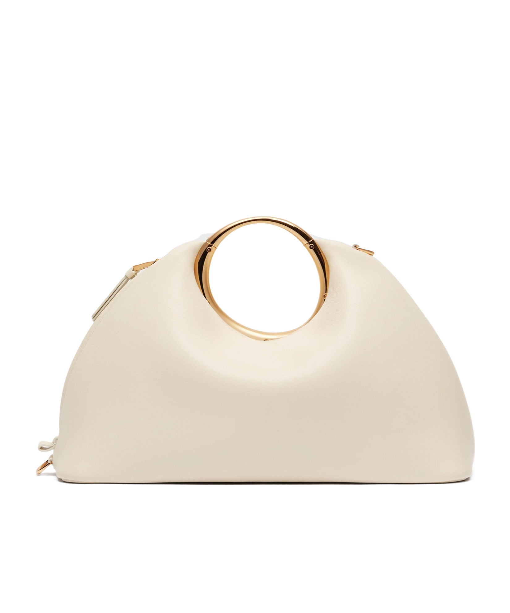 Jacquemus Le Calino Leather Top Handle Bag In Nude