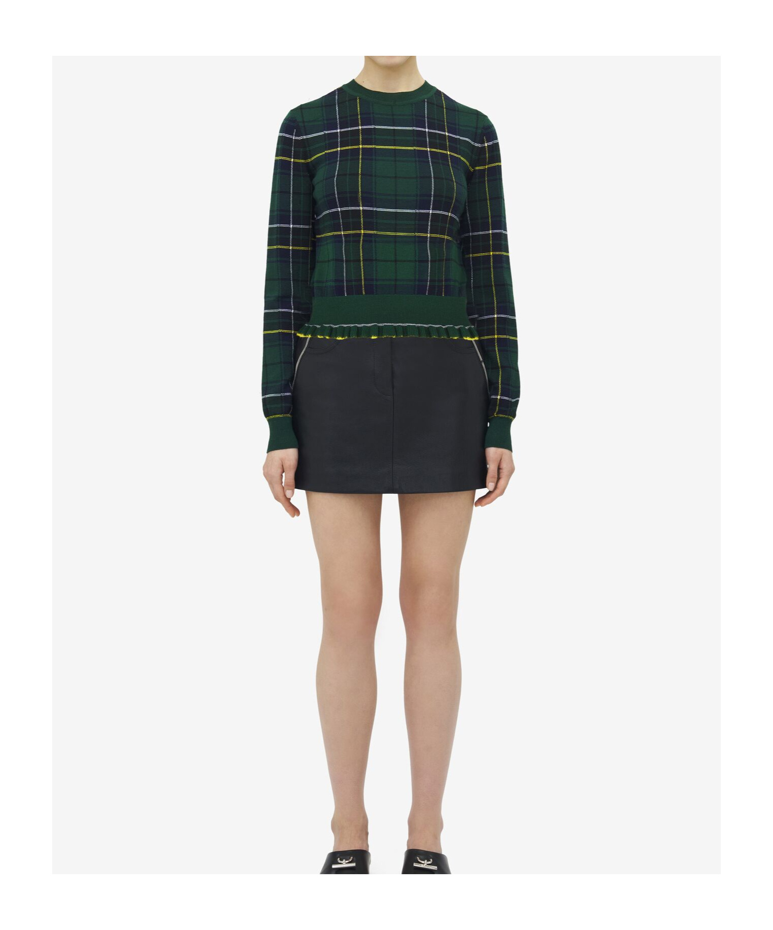 Alexander Mcqueen Sweater Mcqueen Woman Color Multicolor In Green