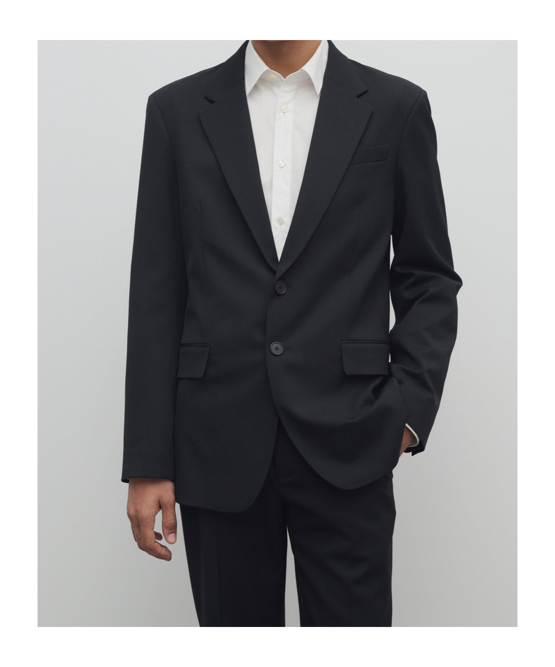 THE ROW ENZO WOOL SUIT COAT