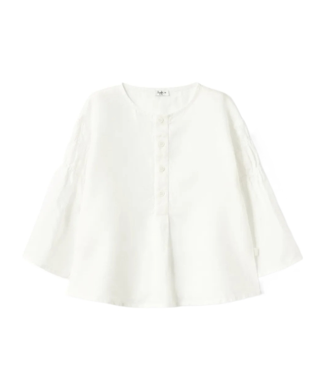 Il Gufo Bell-sleeve Blouse In White