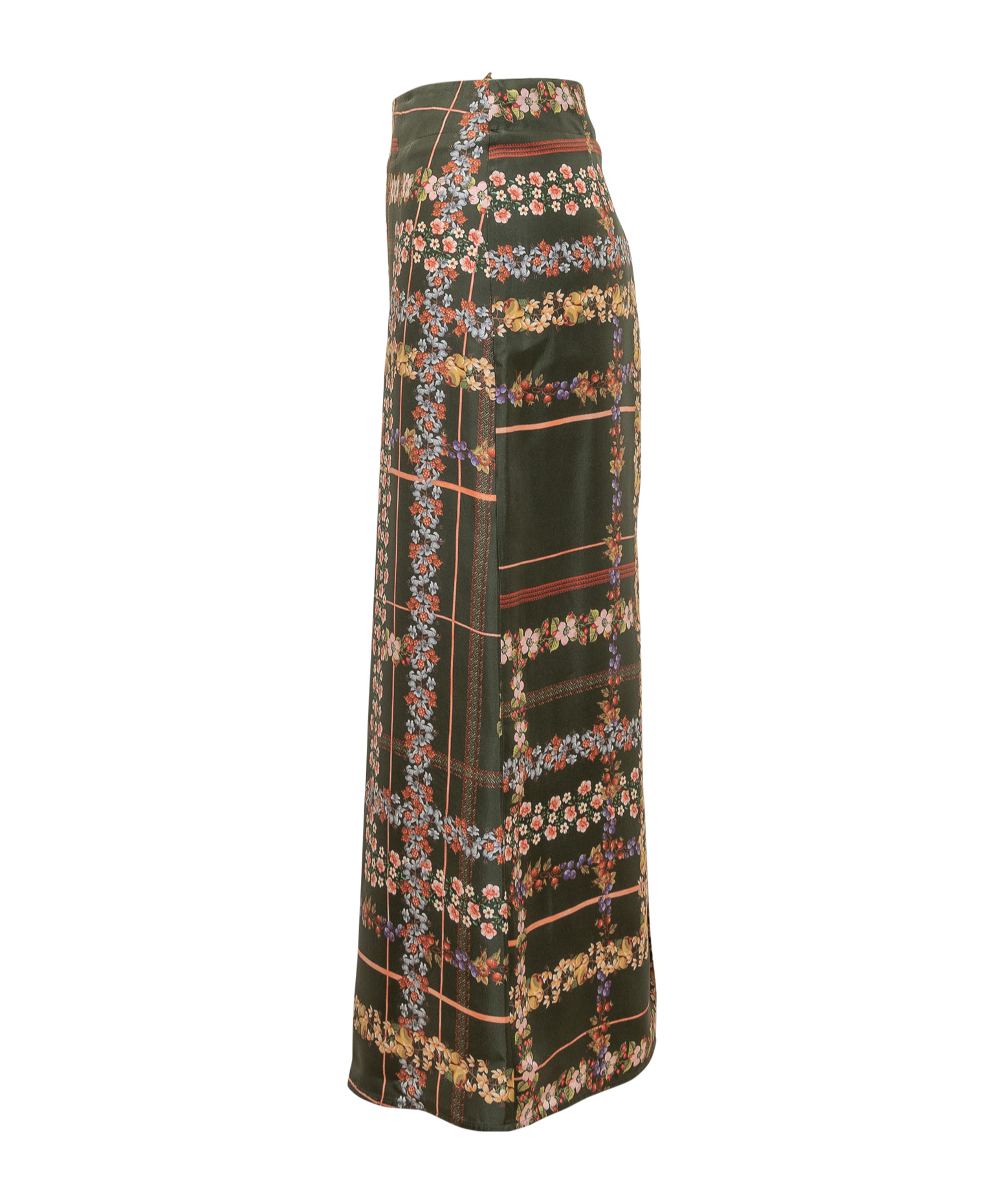 Momoní Floral Patterned Midi Skirt In Multi