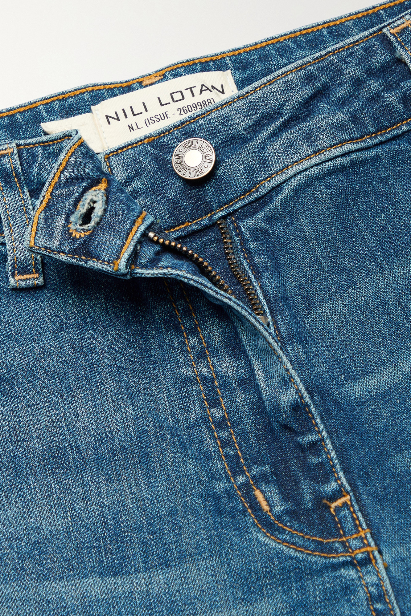 Nili Lotan Megan Flared Jeans In Blue