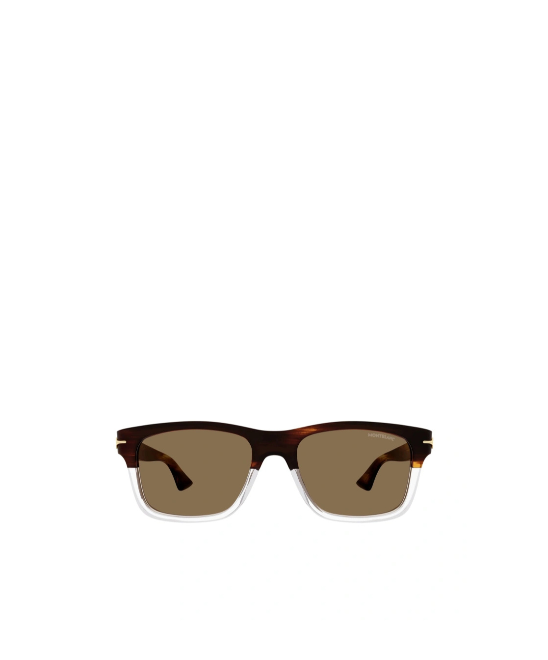 Montblanc Eyewear Square Frame Sunglasses In Brown