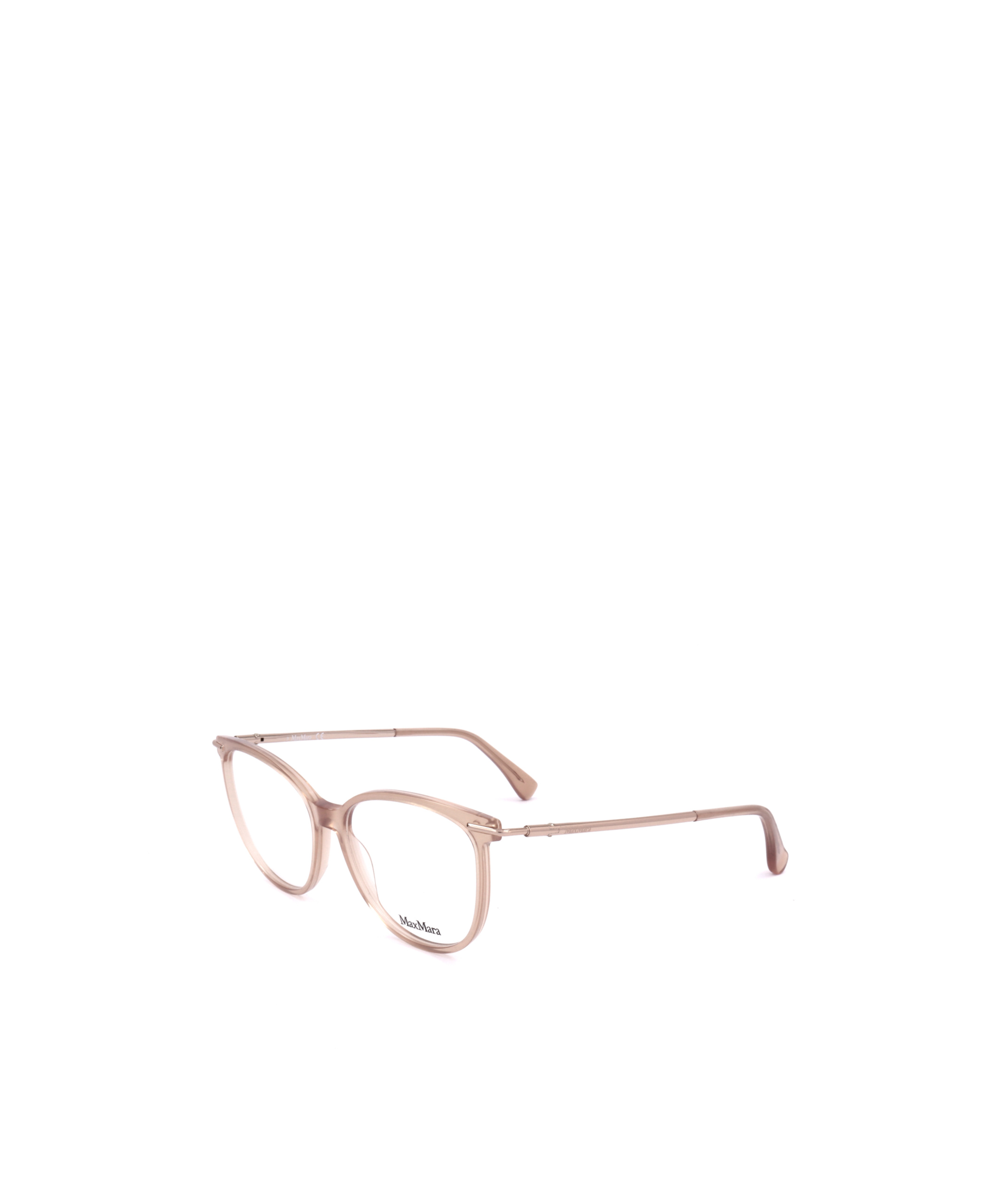Shop Max Mara Square Frame Glasses In White