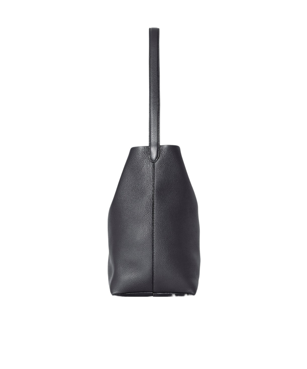 The Row Hook Ns Large Leather Tote Bag In Black