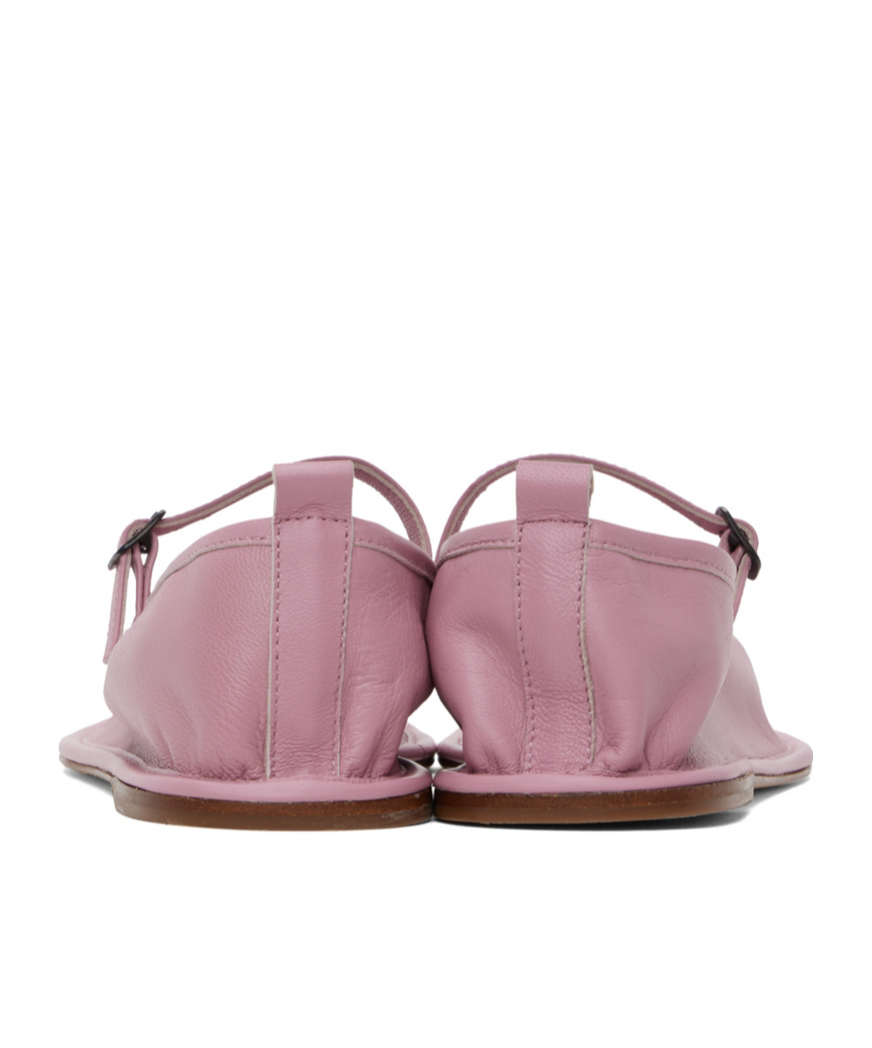 HEREU PLEATED FLAT SHOES