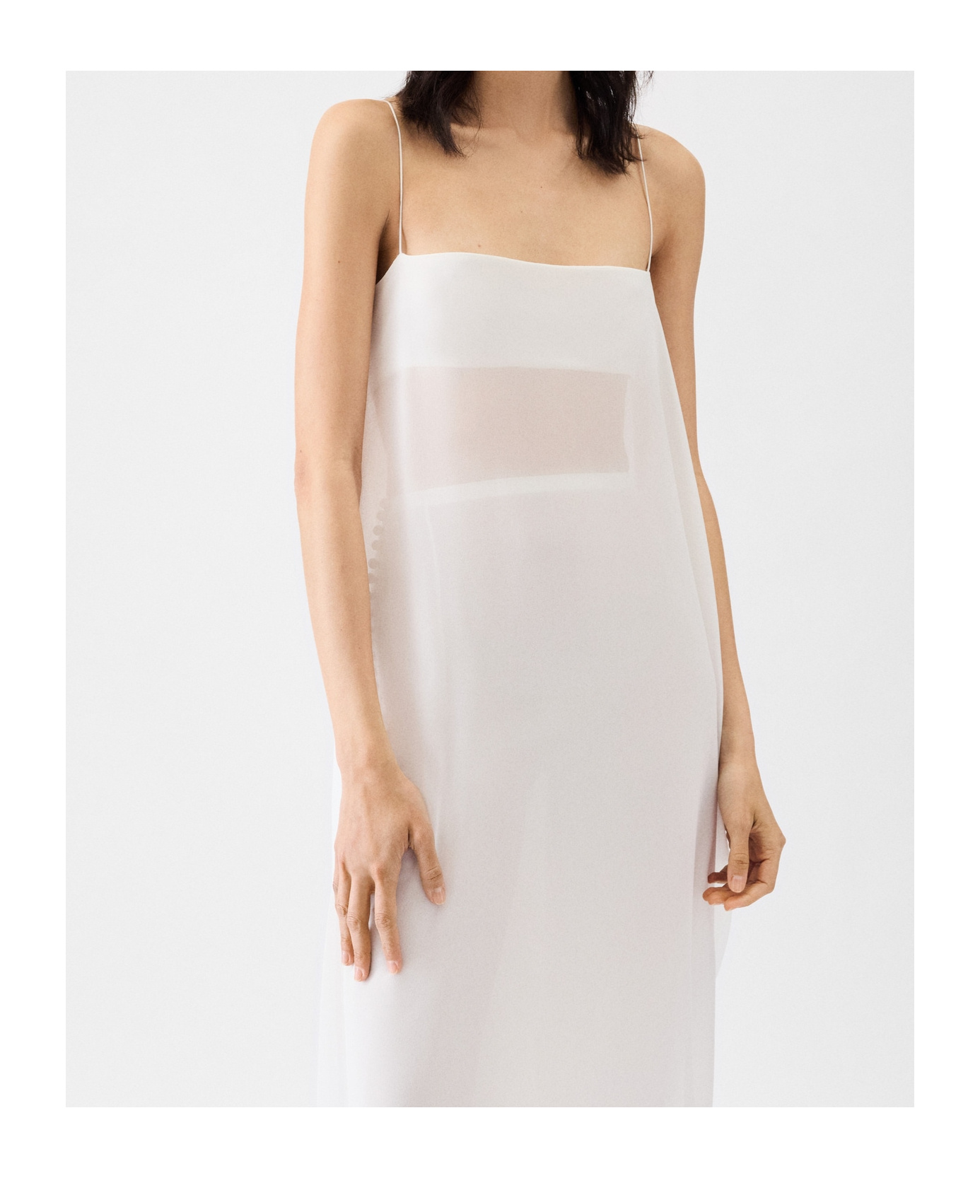 Jacquemus The Bandeau Dress In White