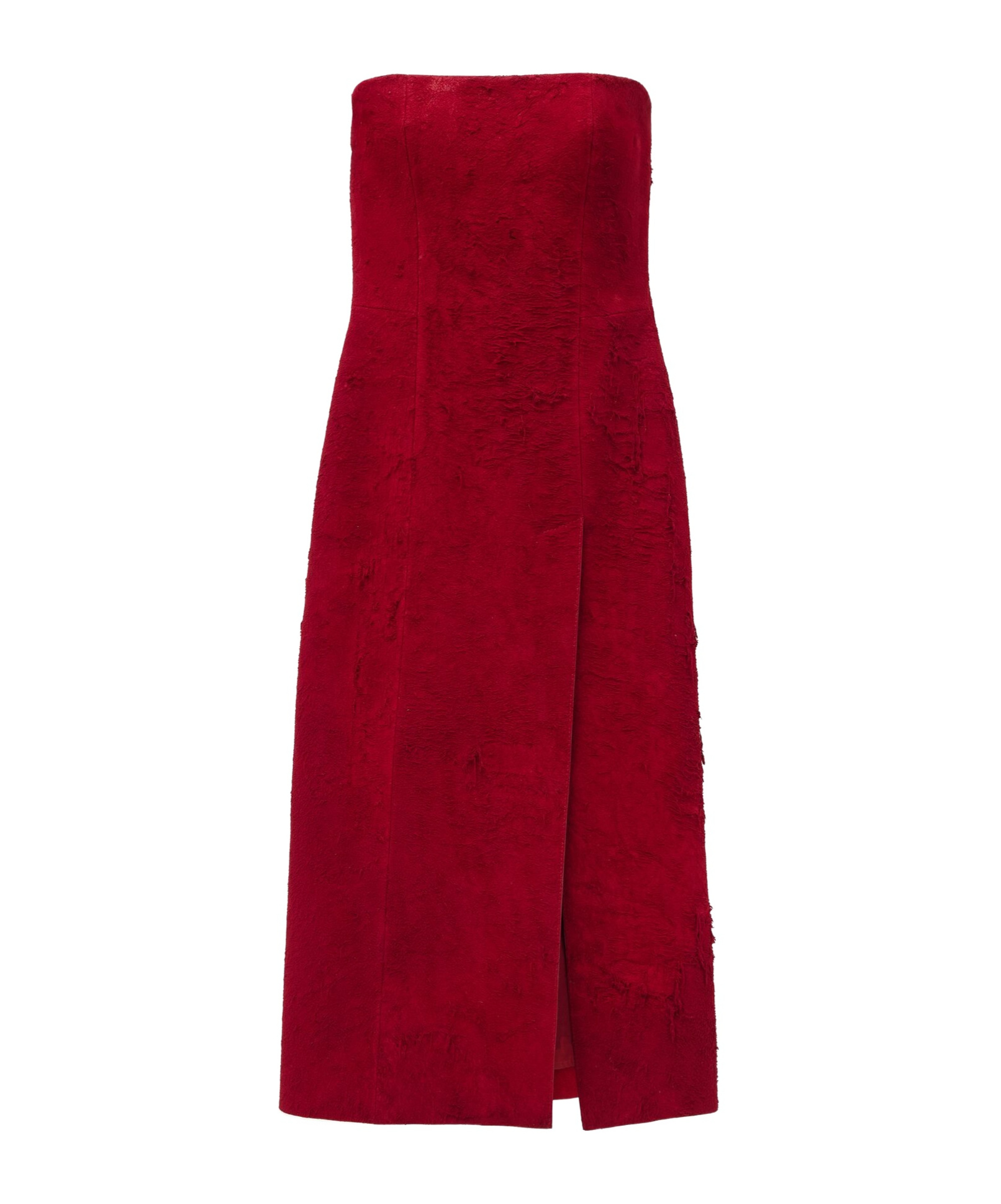 ALEXANDER MCQUEEN SUEDE MINI DRESS