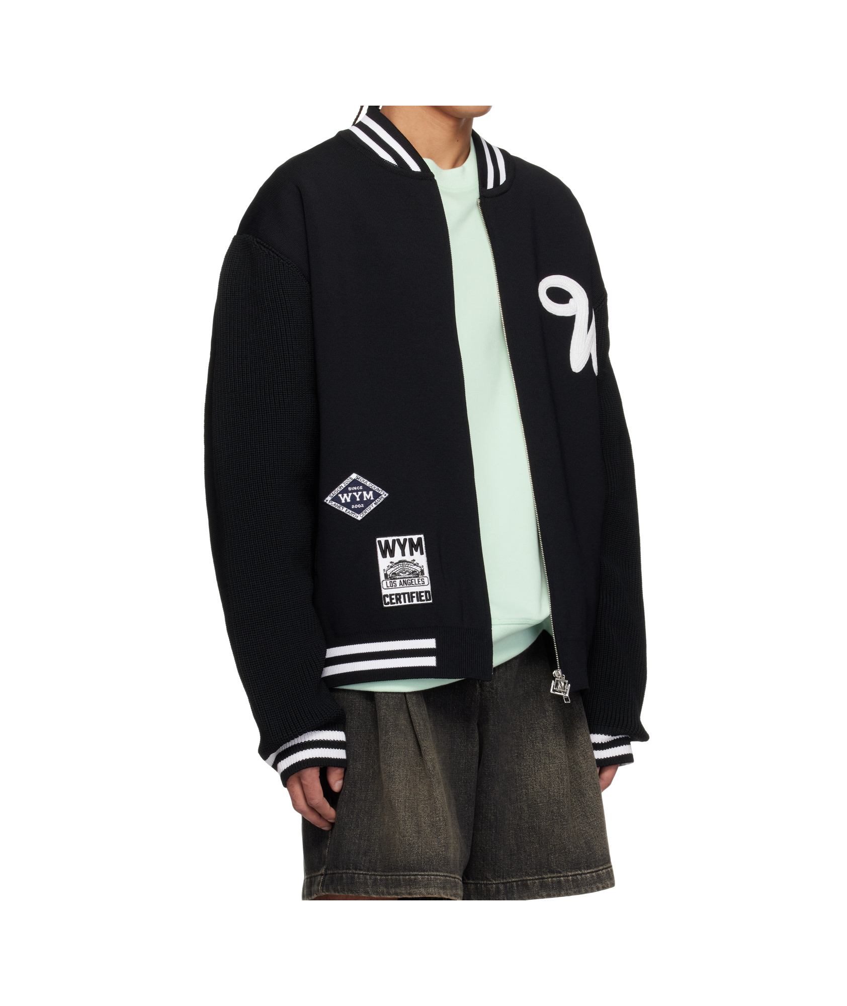 Shop Wooyoungmi Long Sleeve Casual Jacket In Black