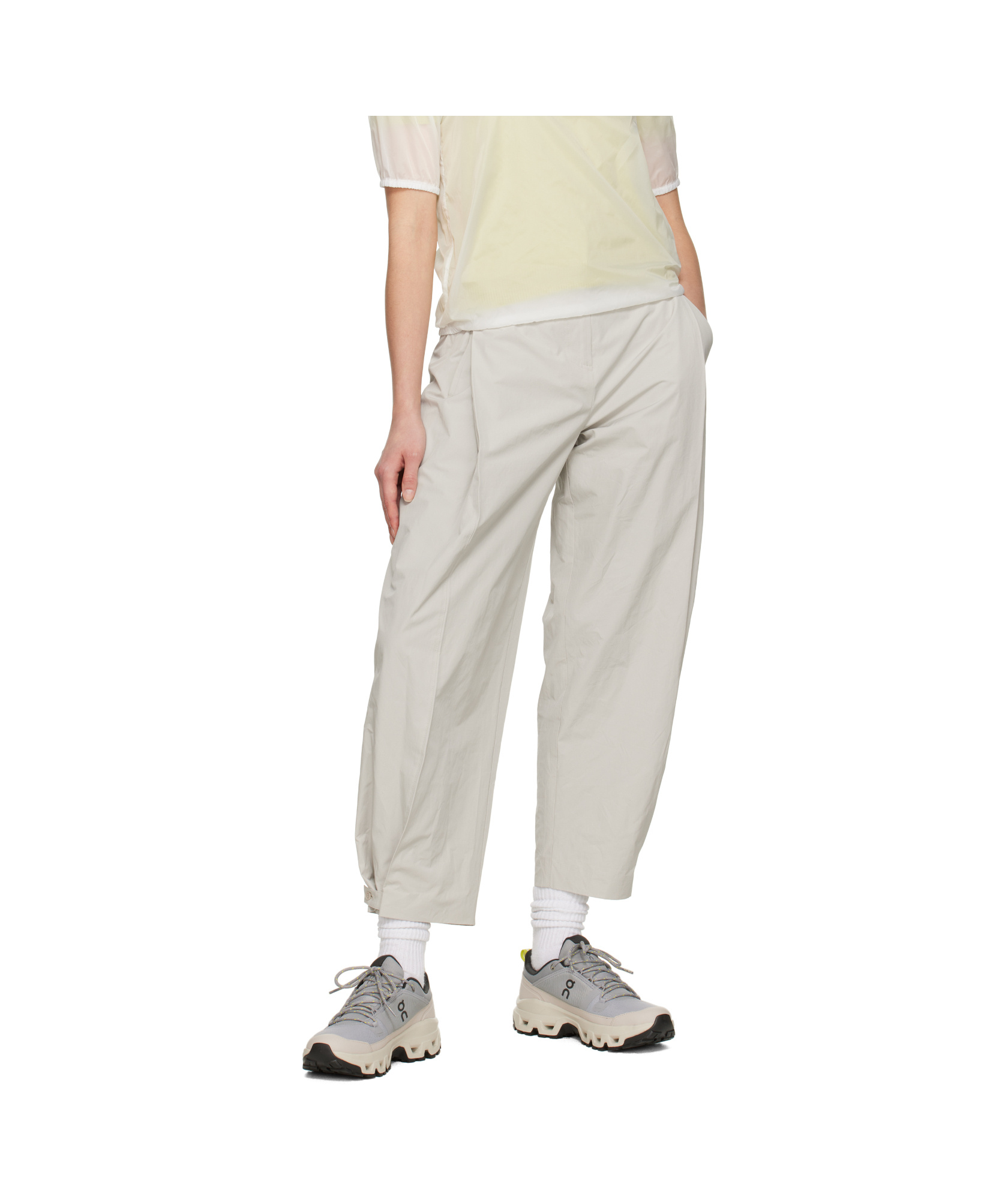 On Running Gray Cloudrock Low Wp Sneakers In Gray