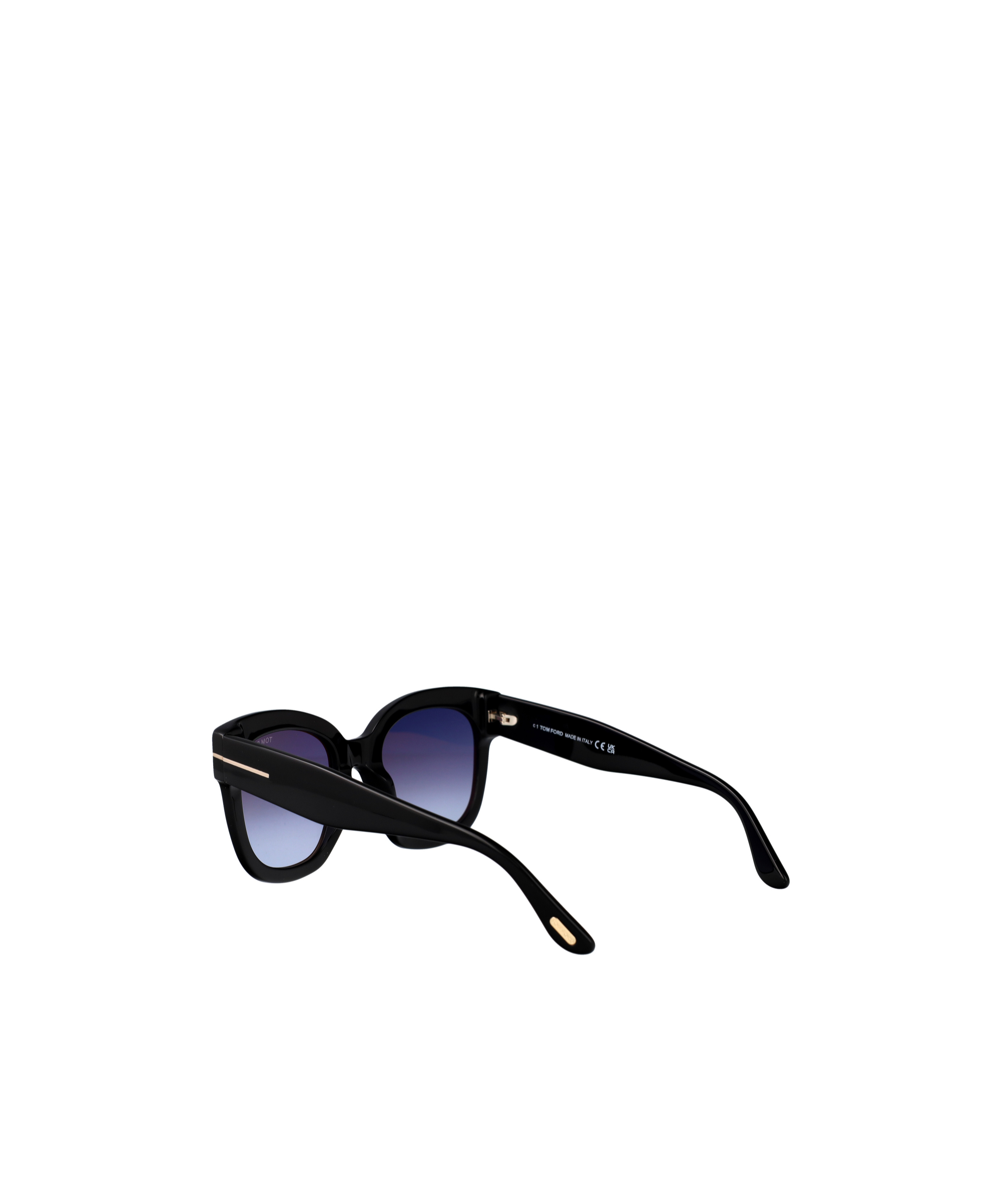 Tom Ford Geometric Frame Sunglasses In Black
