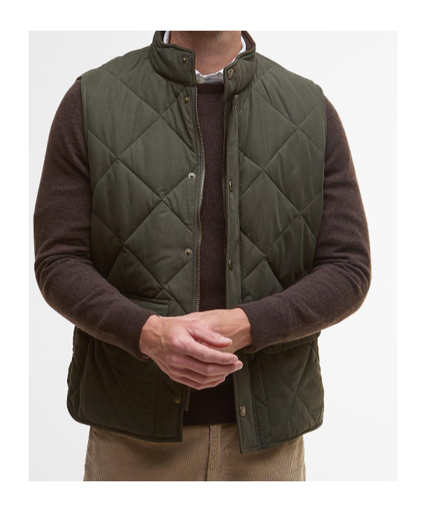 Barbour Winter Lowerdale Gilet In Green