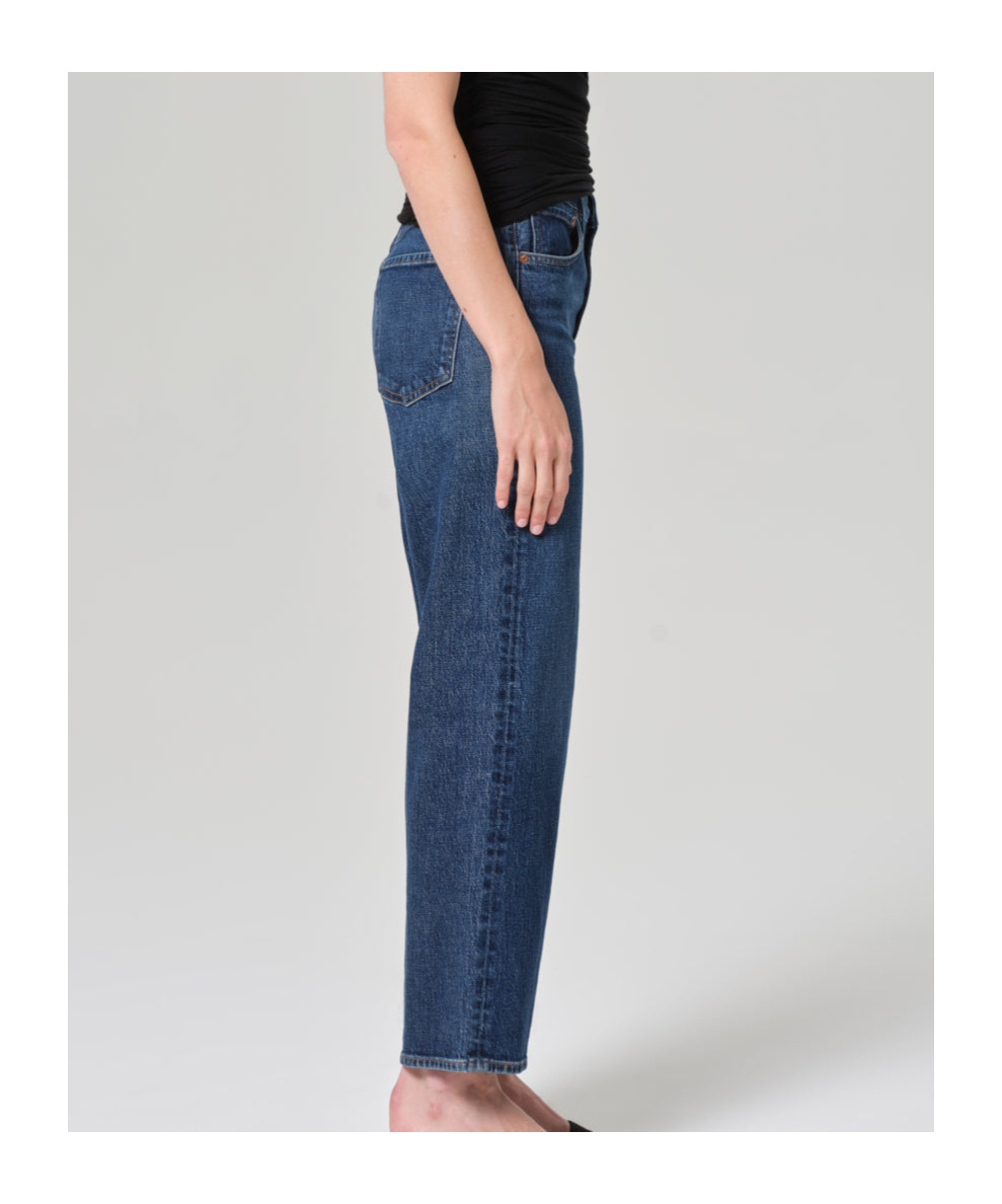 Agolde Jeans With Belt Loops In Blue