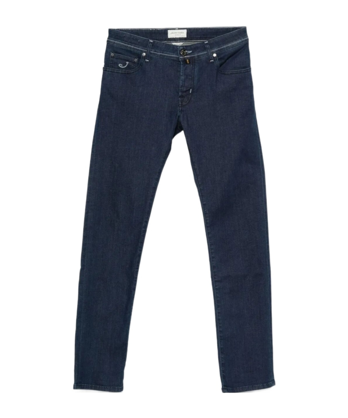 Jacob Cohen Belt Loop Jeans In Blue