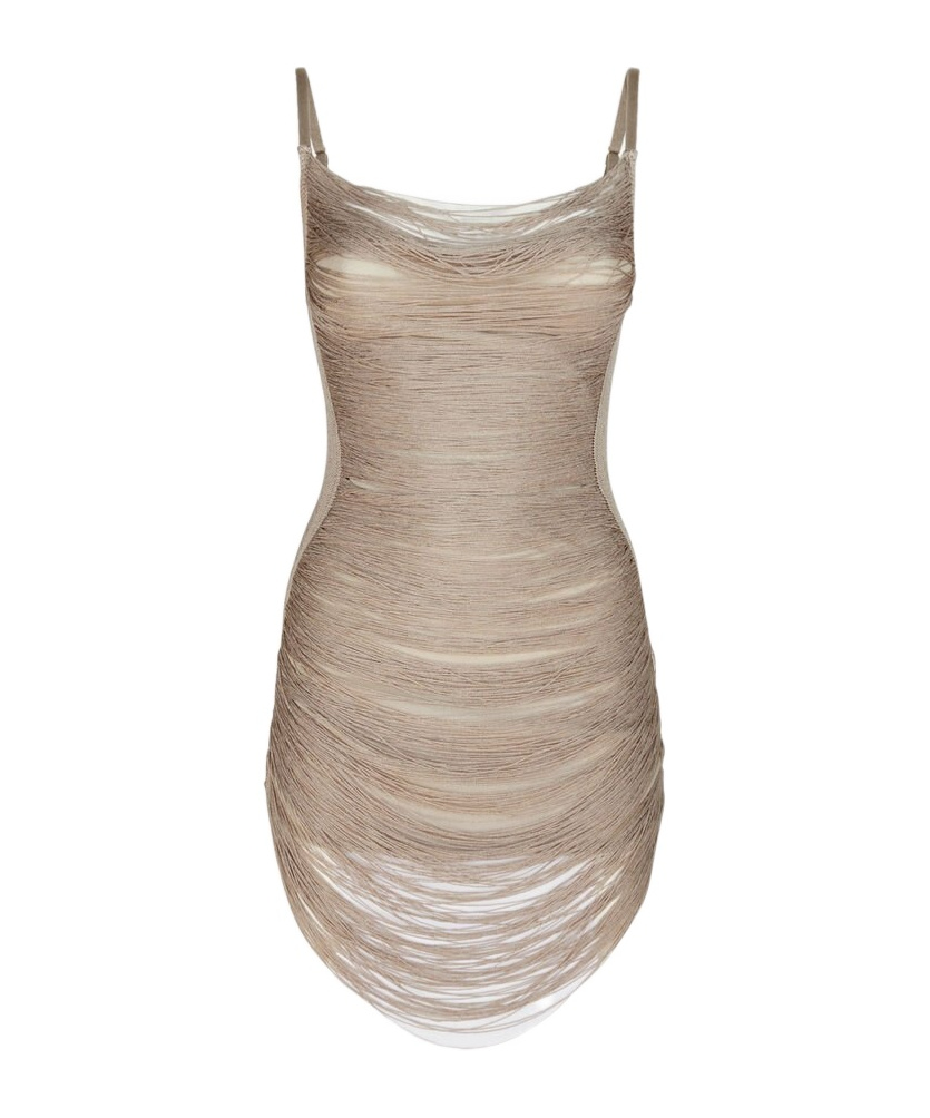 Attico Mini Dress Silver