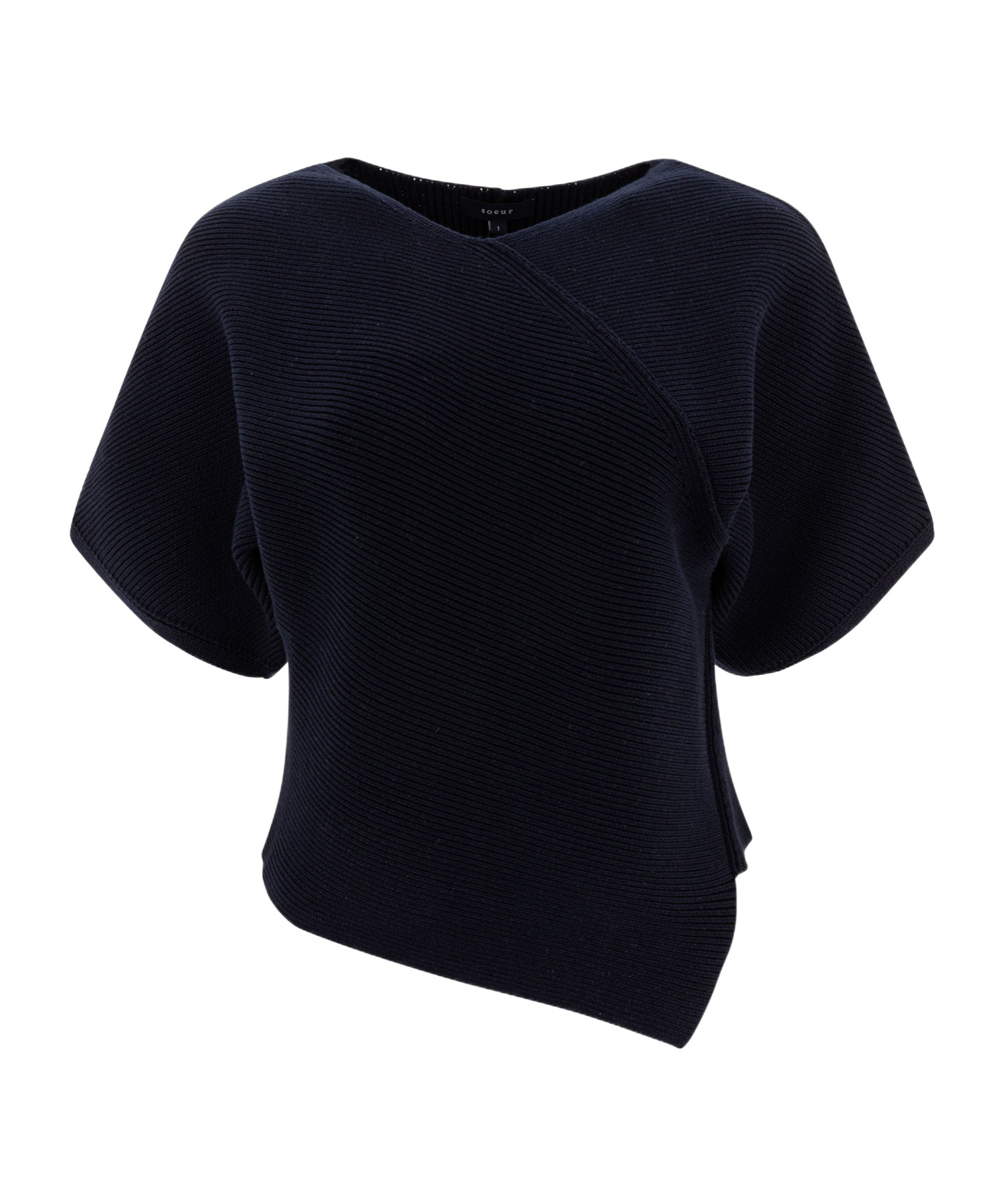 Shop Soeur Asymmetric V-neck Sweater