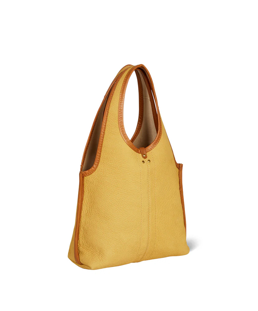 Jérôme Dreyfuss Double Handle Shoulder Bag In Yellow