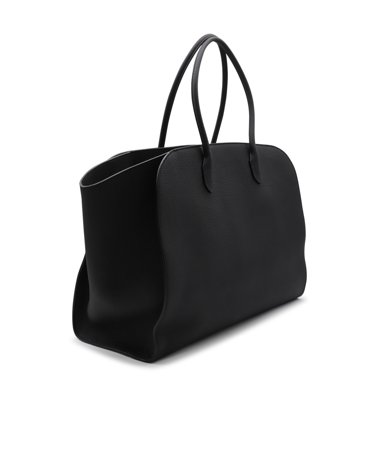 The Row Marlo Top Handle Tote Bag In Black