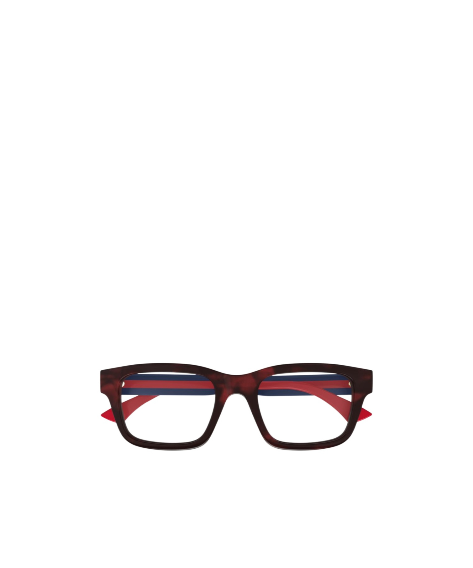 Gucci Tortoiseshell Rectangle-frame Glasses In Black