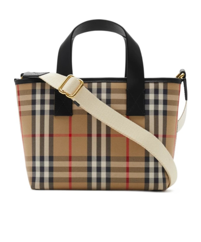 BURBERRY BURBERRY KIDS VINTAGE CHECK TOP HANDLE BAG